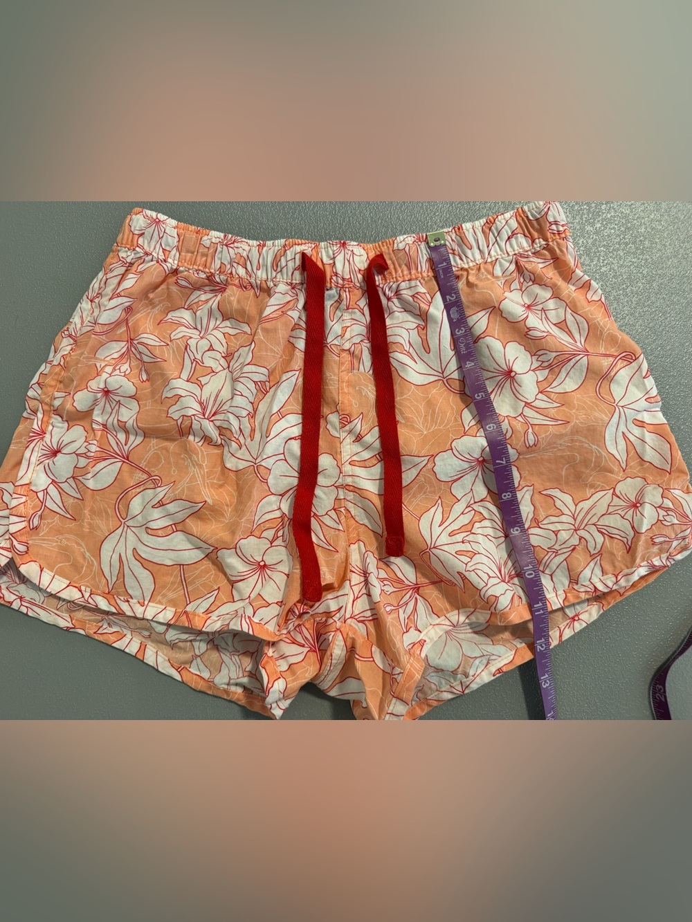 Columbia Floral 100% Cotton Athletic Hiking Shorts Small - Picture 5 of 9